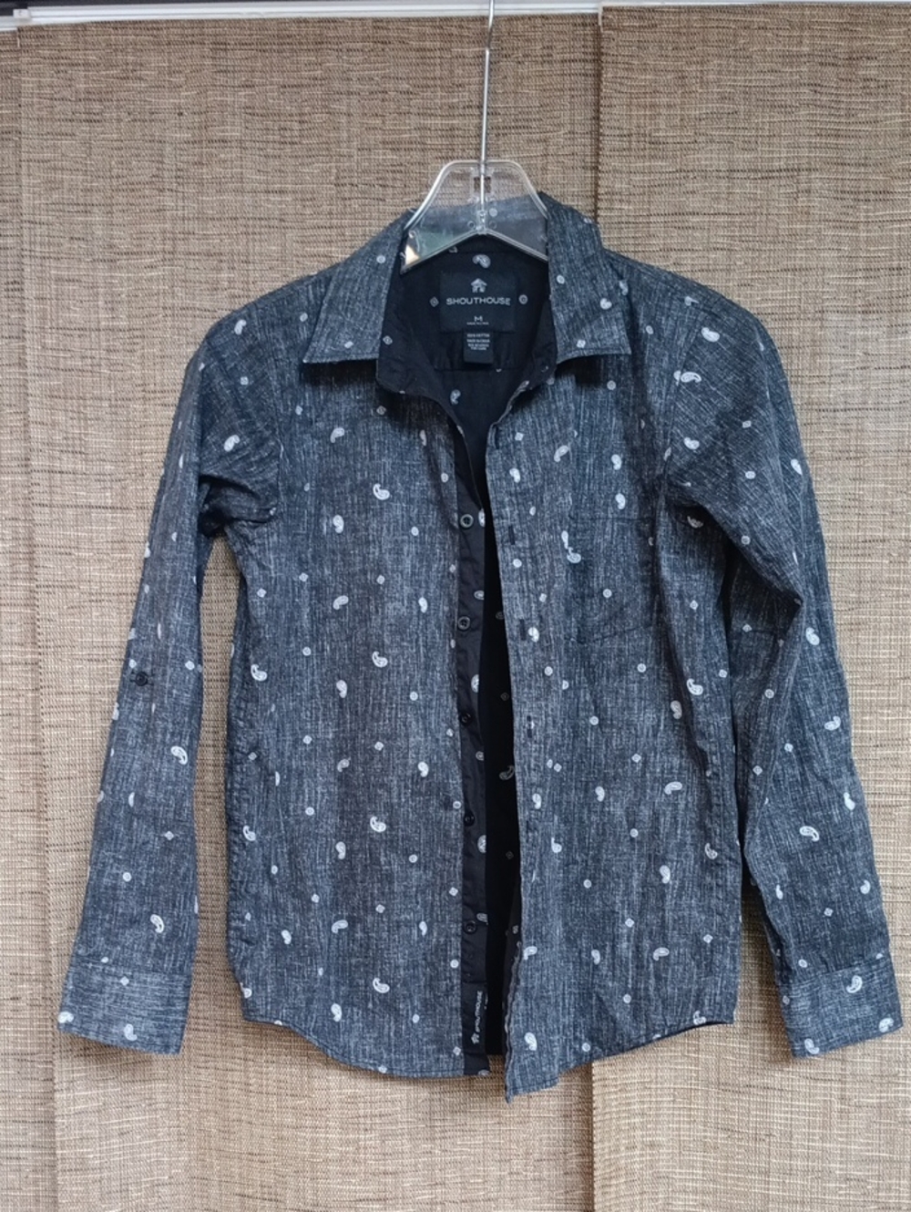 Boy's Casual Button Down Cotton Shirt Size 10